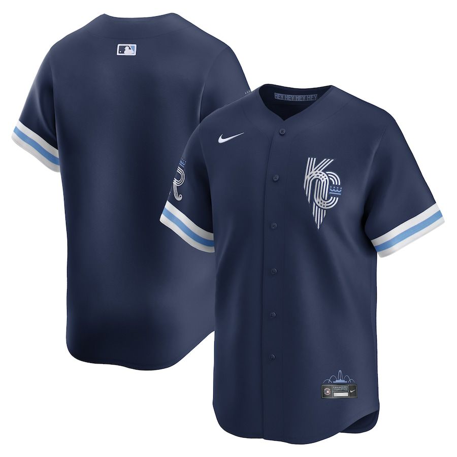 Men Kansas City Royals Nike Navy City Connect Limited MLB Jersey